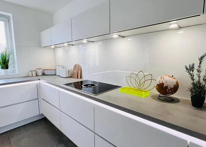 Appartement Lilamoon Dortmund Flughafen Parkplatz Netflix 80qm Erdgeschoss